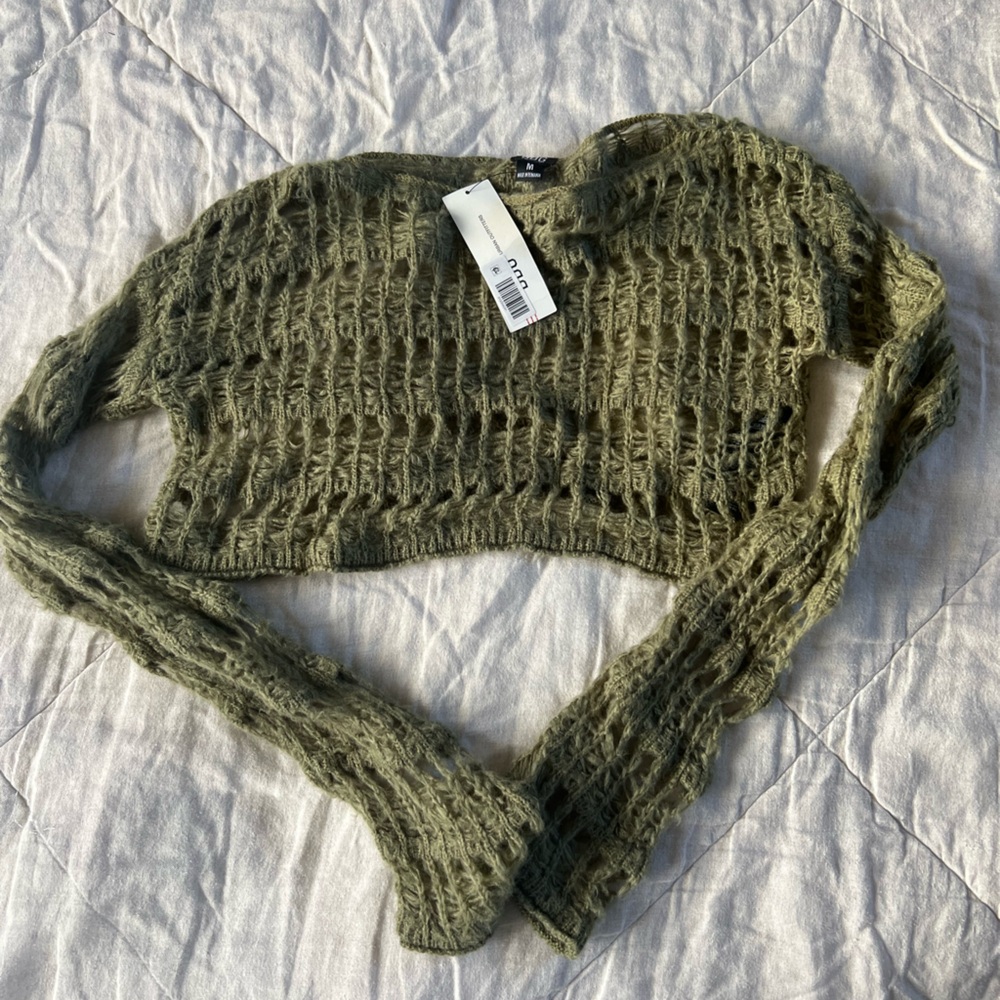 Urban Outfitters knit crop long sleeve